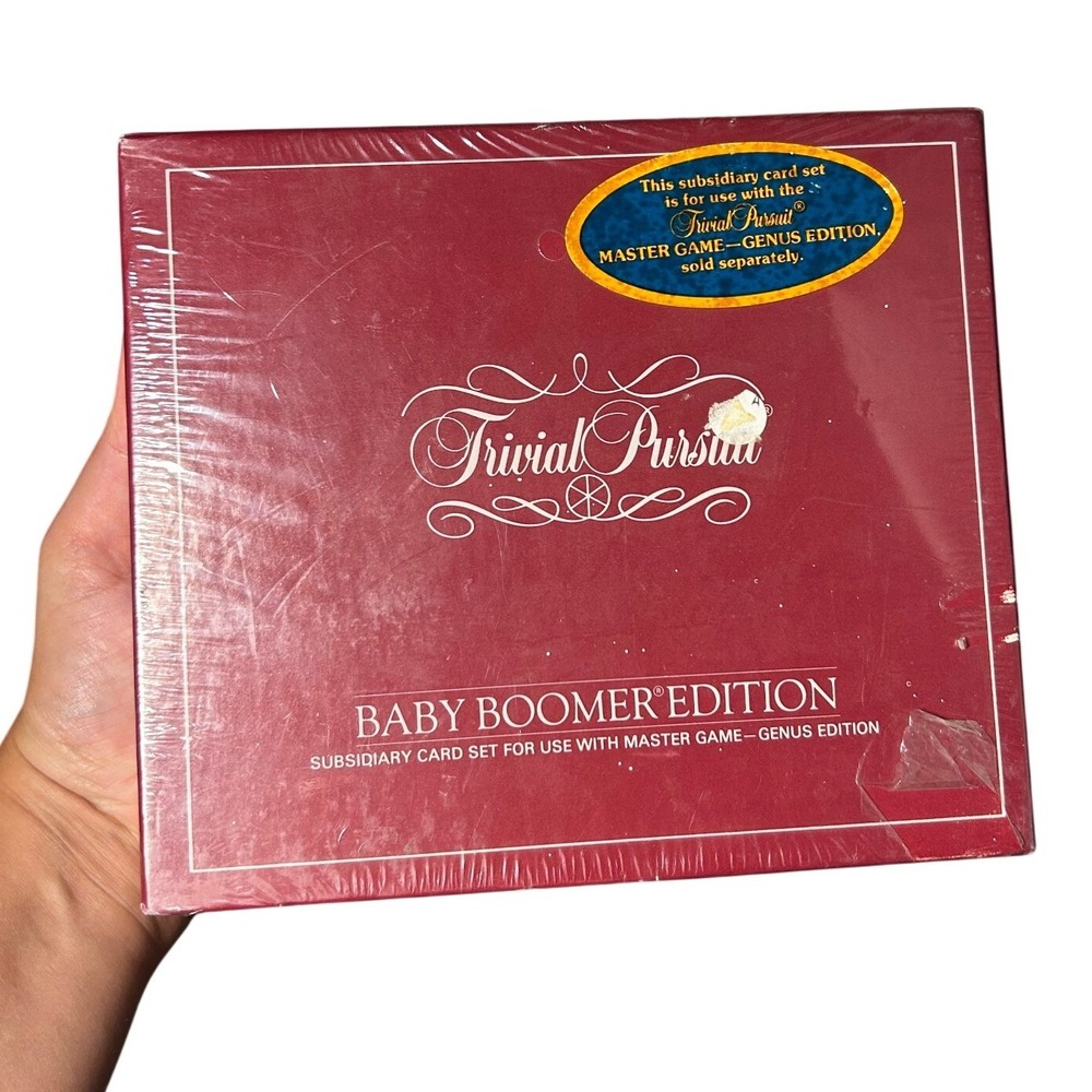 Trivial Pursuit Baby Boomer Edition Subsidiary Card Set Factory Sealed Vintage